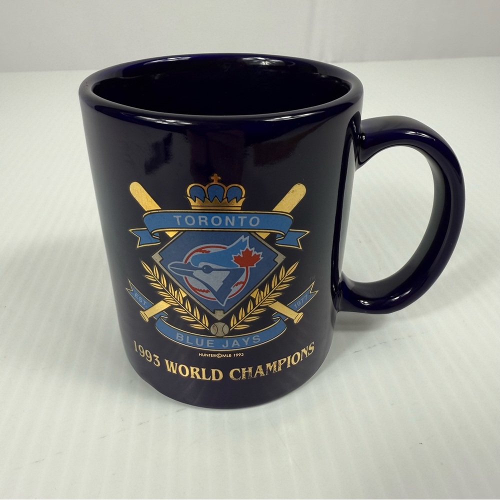 Toronto Blue Jays 1993 World Champions MLB Baseball Coffee Mug Navy Blue Hunter
